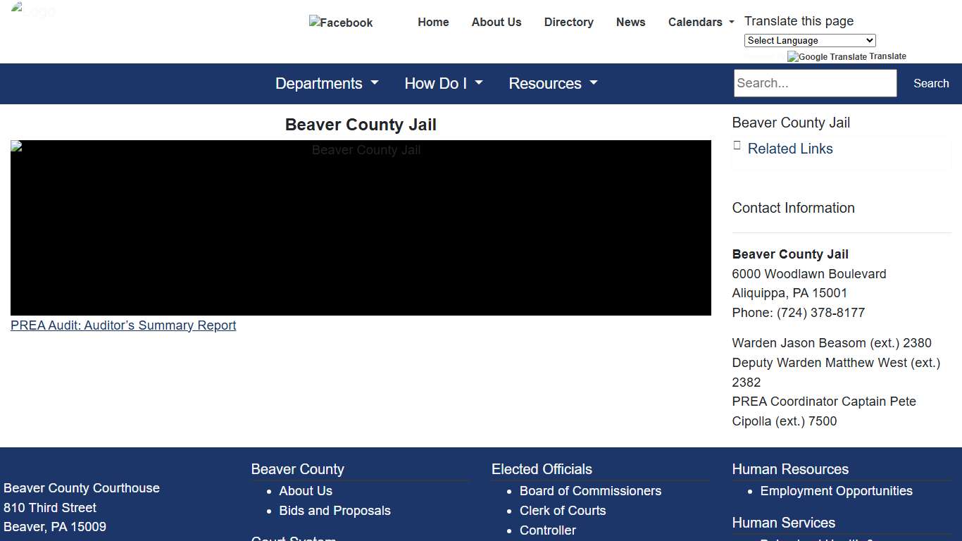 Beaver County - County Jail